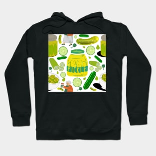 Pickle Lovers Pattern Hoodie